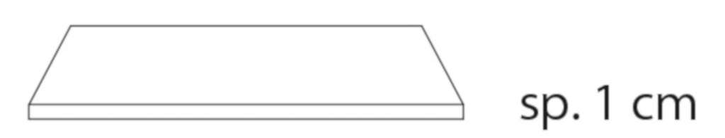 Nardi - Piano Tischplatte quadratisch 60 x 60 cm - schwarz fenix NTM - outdoor