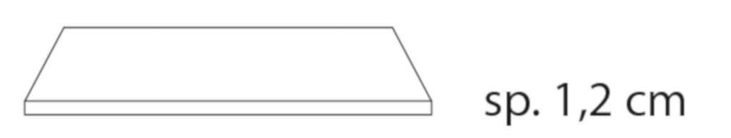 Nardi - Piano Tischplatte quadratisch 90 x 90 cm - anthrazit - outdoor