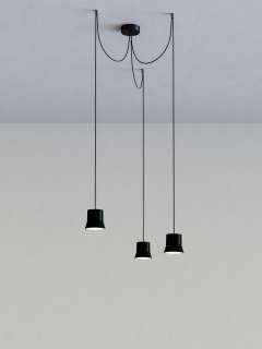 Artemide - Giò light Cluster Pendelleuchte - black - indoor