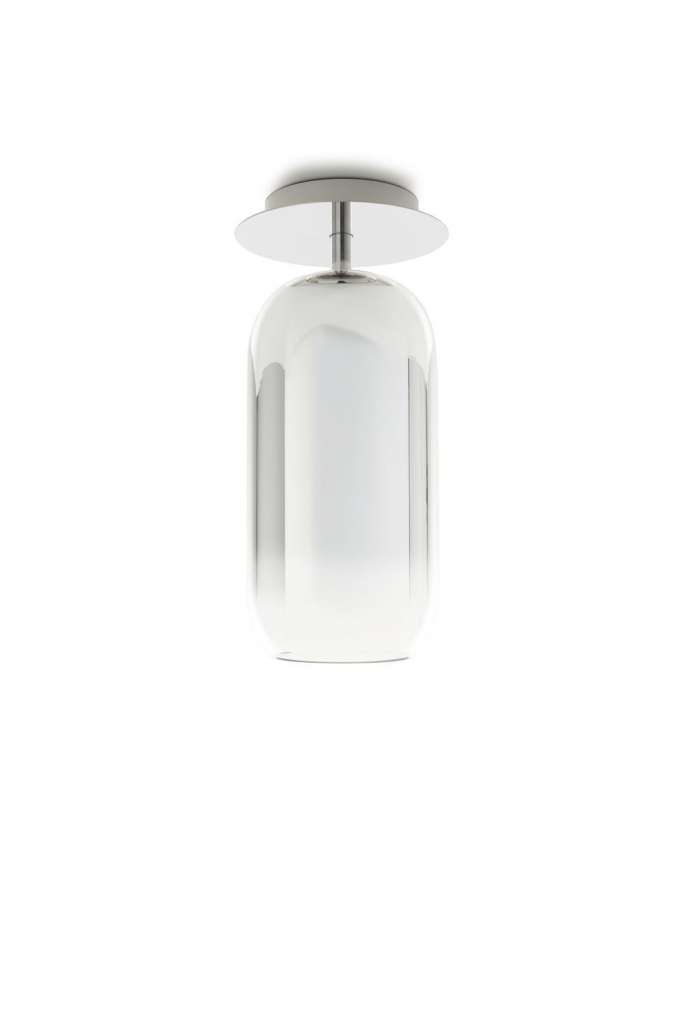 Artemide - Gople Wand-/Deckenleuchte - silber - S - indoor