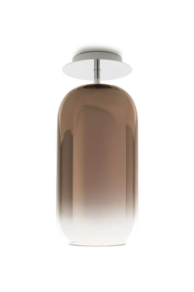 Artemide - Gople Wand-/Deckenleuchte - bronze - L - indoor