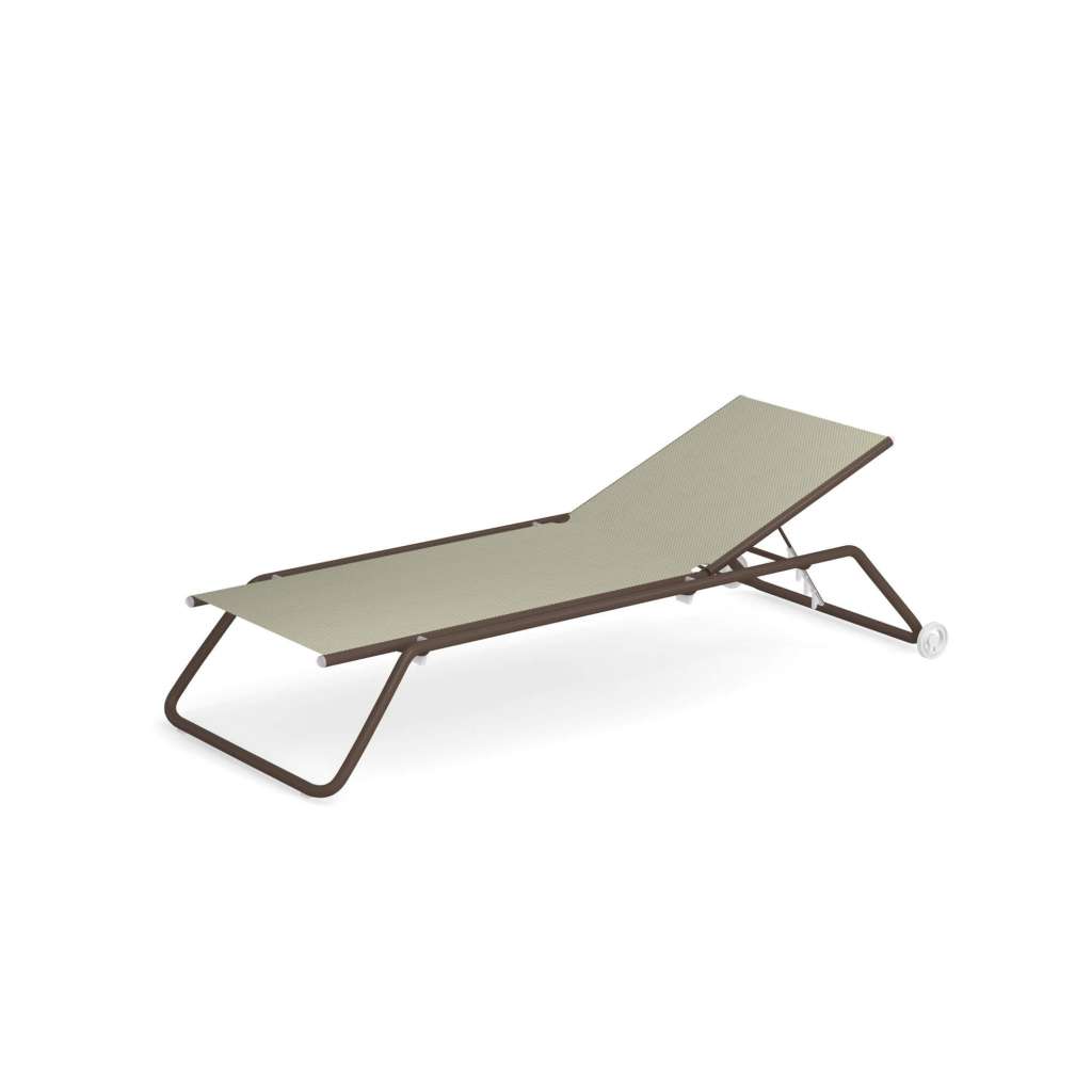 Emu - Snooze Sonnenliege - indischbraun / beige - outdoor