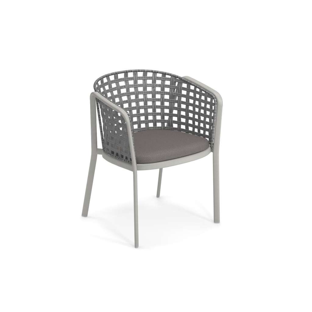 Emu - Carousel 1213 Armlehnstuhl - Sitzkissen 900/76 - zement/grau Melange - outdoor