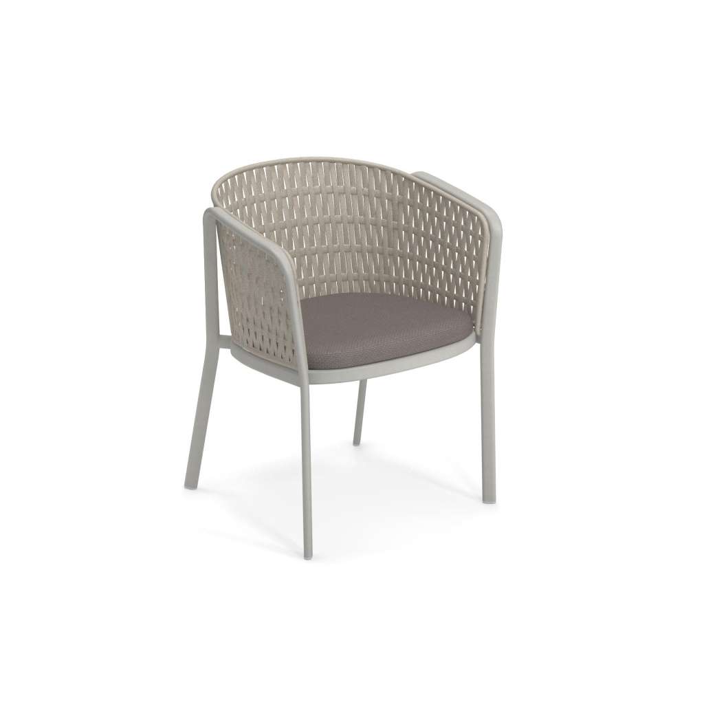 Emu - Carousel 1214 Armlehnstuhl - Sitzkissen 900/70 - weiß/Elfenbein Melange - outdoor