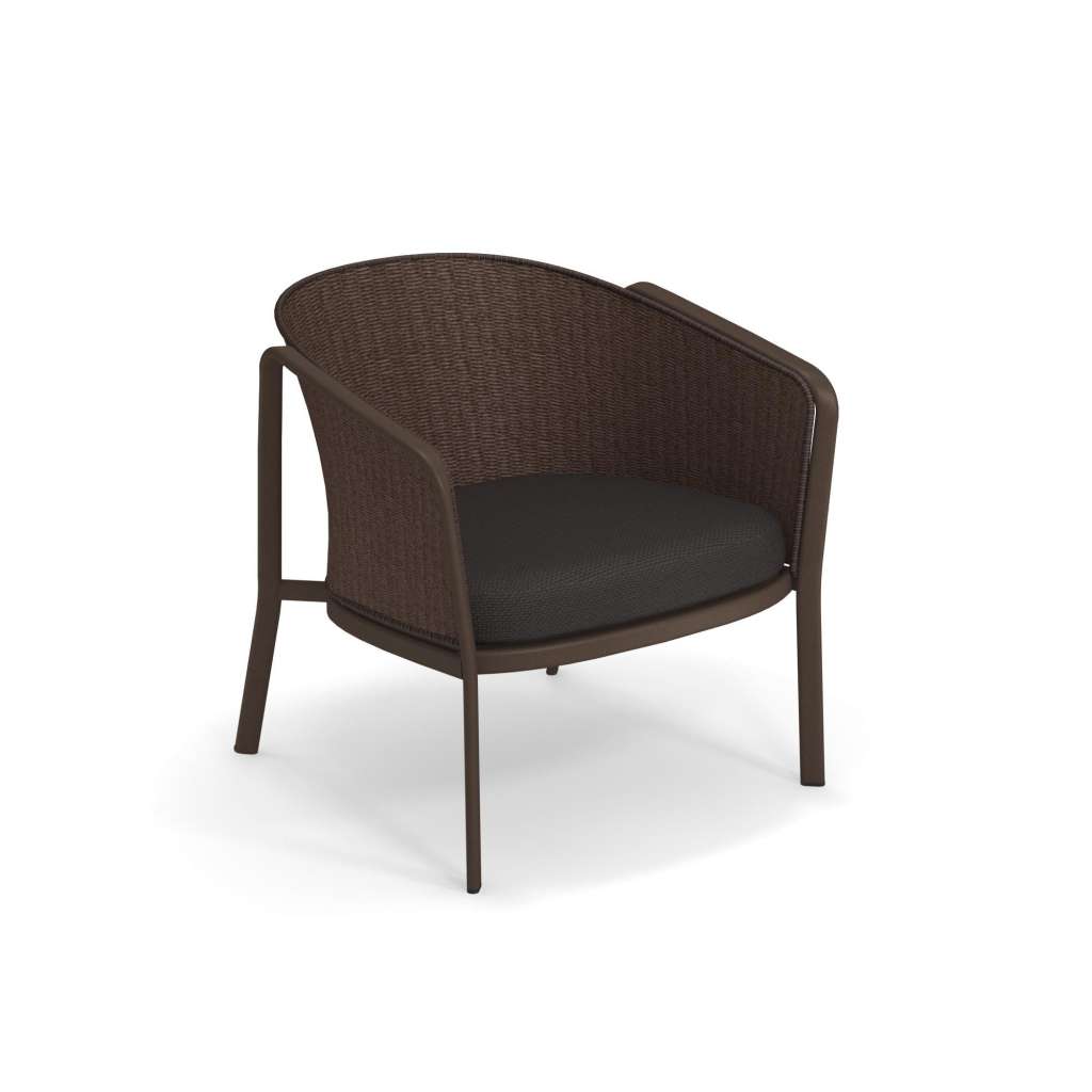 Emu - Carousel 1216 Loungesessel - Sitzkissen 900/74 - braun/braun Melange - outdoor