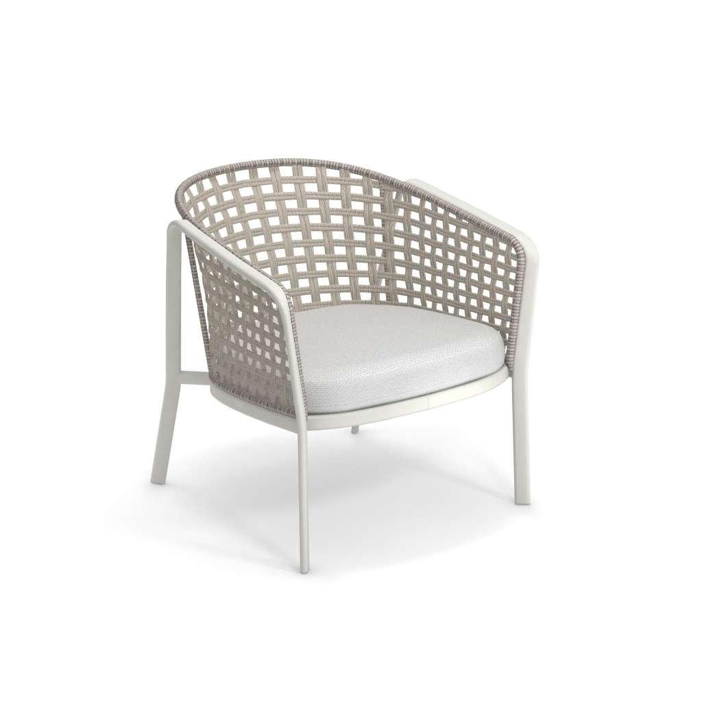 Emu - Carousel 1217 Loungesessel - Sitzkissen 900/70 - weiß/Elfenbein Melange - outdoor