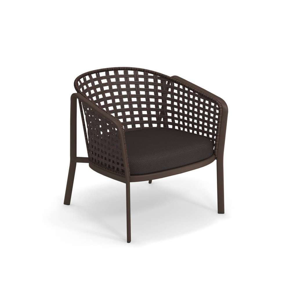 Emu - Carousel 1217 Loungesessel - Sitzkissen 900/74 - braun/braun Melange - outdoor