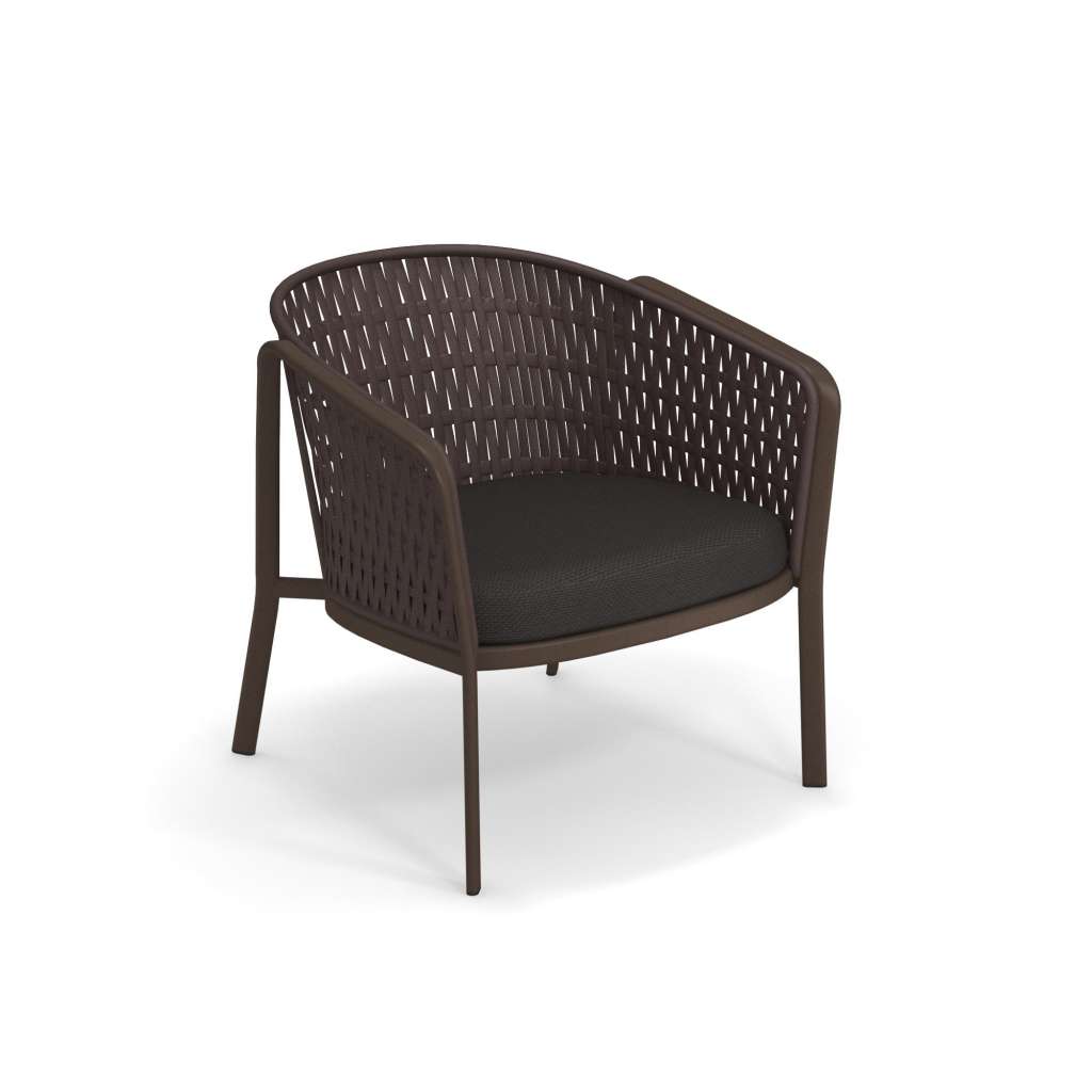 Emu - Carousel 1218 Loungesessel - Sitzkissen 900/74 - braun/braun Melange - outdoor