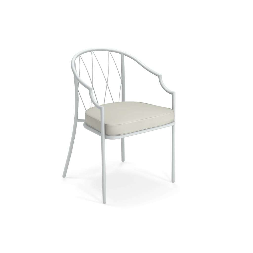 Emu - Como Armlehnstuhl - eisweiß - outdoor