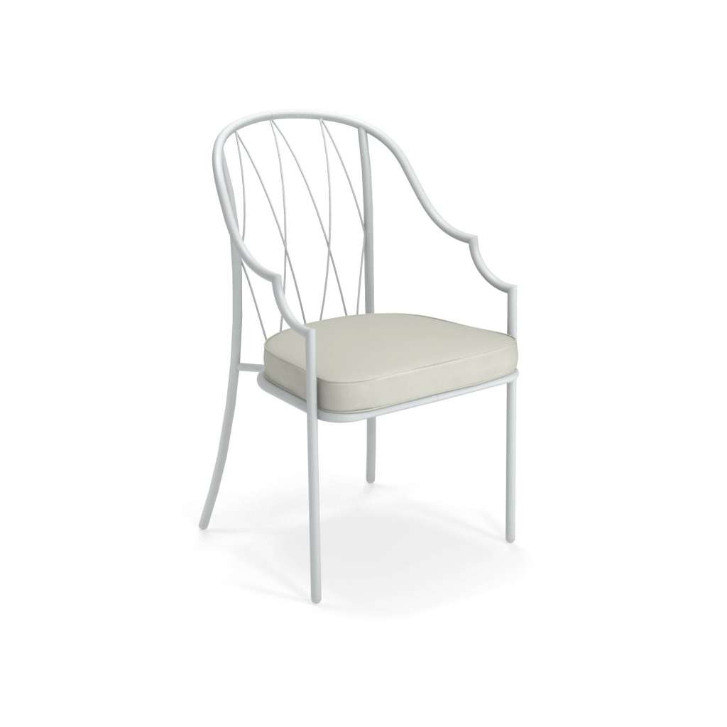 Emu - Como Armlehnstuhl mit hoher Rückenlehne - eisweiß - outdoor