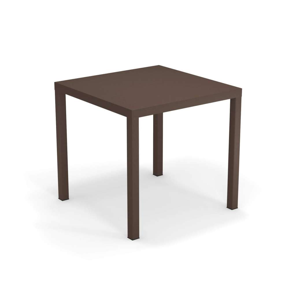 Emu - Nova Tisch 80 x 80 cm - indischbraun - indoor