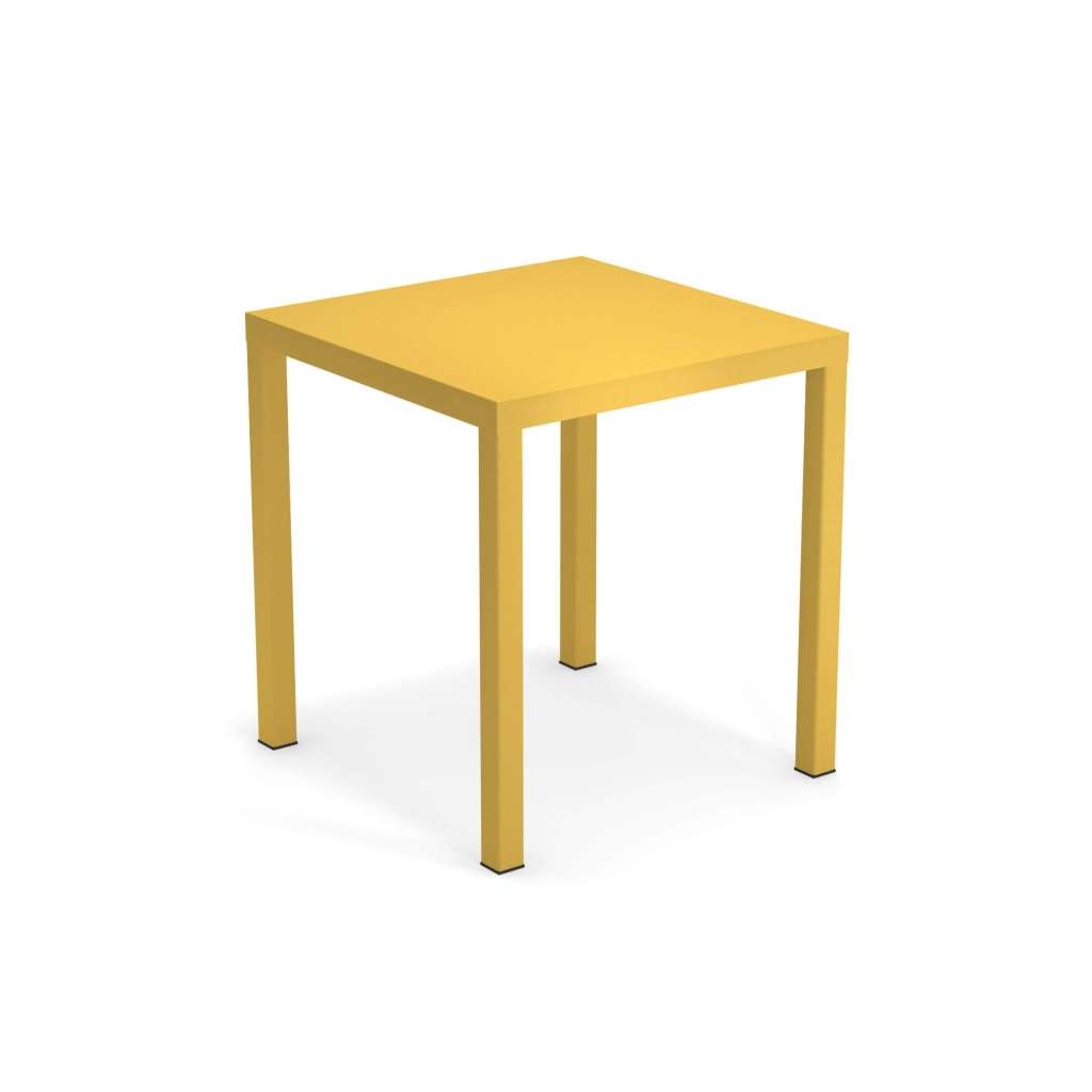 Emu - Nova Tisch 70 x 70 cm - currygelb - indoor