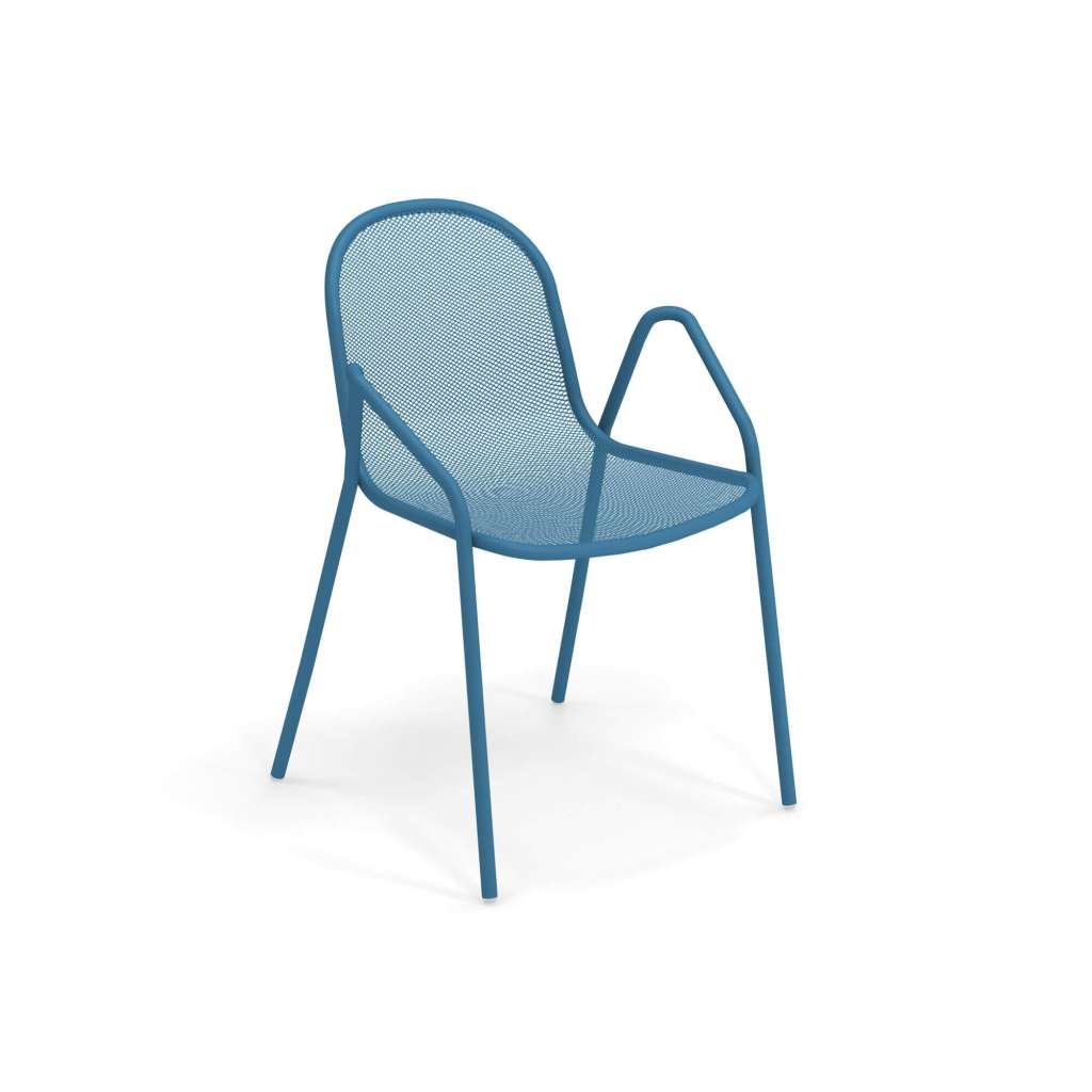 Emu - Nova Armlehnstuhl - blau - outdoor