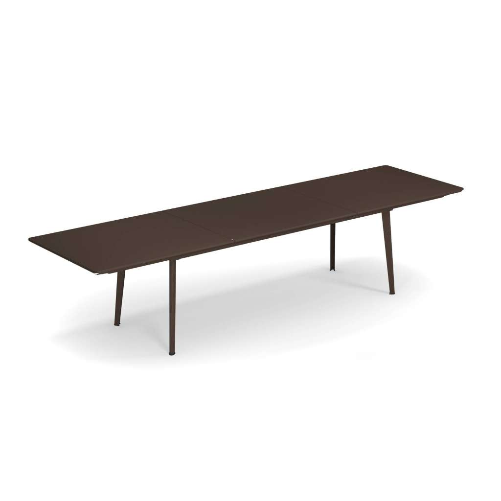 Emu - Plus4 Ausziehtisch - 220 + 110 cm - indischbraun - indoor