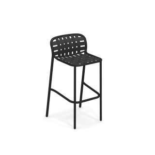 Emu - Yard Barhocker - schwarz 24/ schwarz-grau 62 - indoor