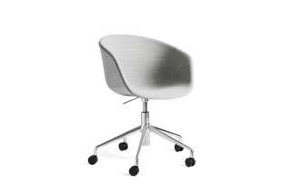 HAY - About a Chair AAC 53 - Kvadrat Remix 123 - Gestell poliert - indoor