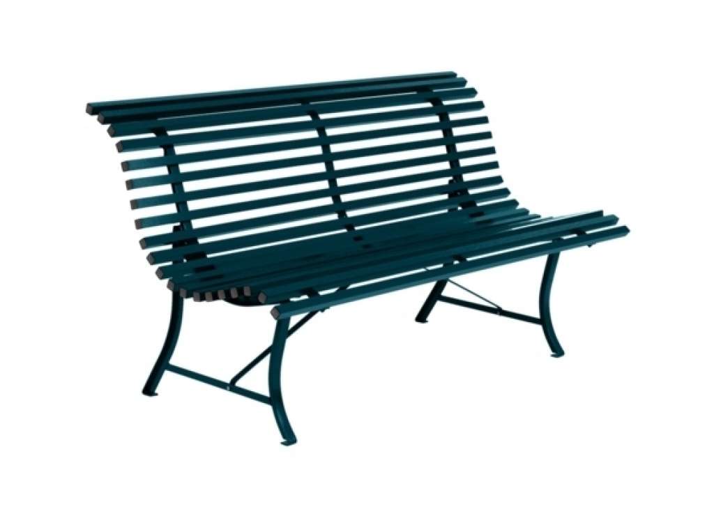 Fermob - LOUISIANE Bank - 21 Acapulcoblau - S - outdoor