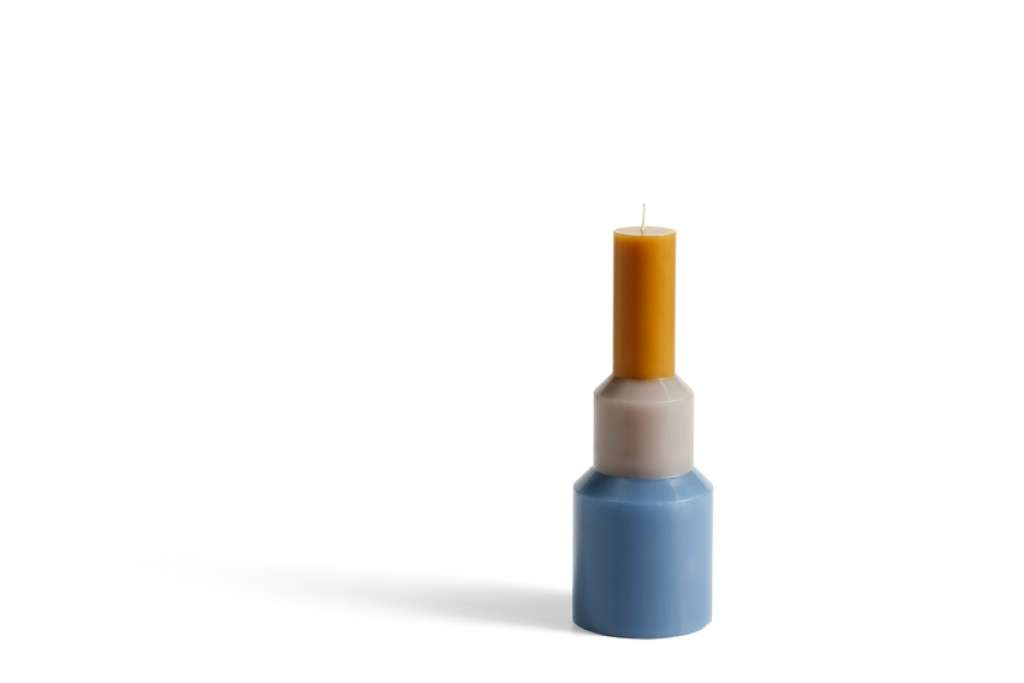 HAY - Pillar Kerze - blue - indoor