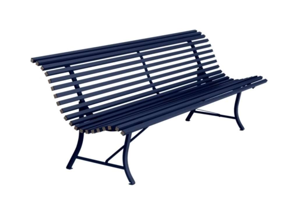 Fermob - LOUISIANE Bank - 92 Abysseblau - L - outdoor