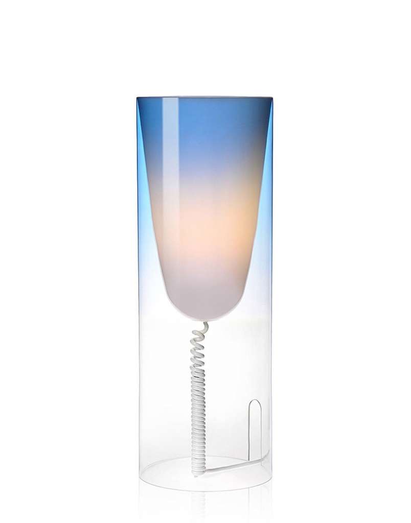 Kartell - Toobe Tischleuchte - blau - indoor