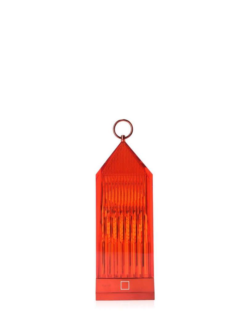 Kartell - Lantern Tischleuchte - rot - indoor