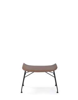 Kartell - K/Wood Hocker - Dark Wood / Black - indoor