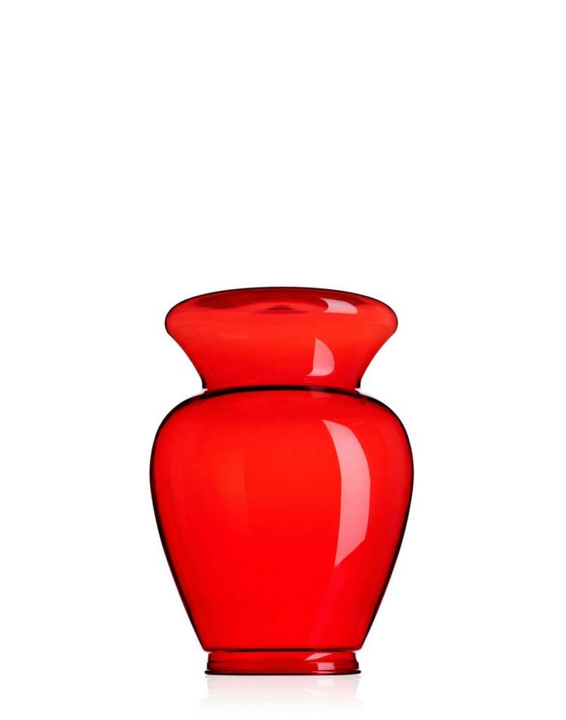 Kartell - La Boheme Hocker - rot - Form 3 - indoor