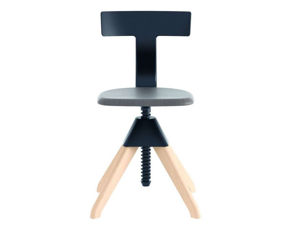 Magis - Tuffy Stuhl - naturfarben 7011/schwarz 1754 C/schwarz - indoor