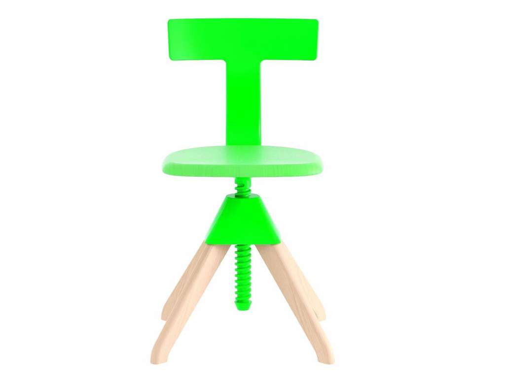 Magis - Tuffy Stuhl - naturfarben 7011/grün 1783 C/grün - indoor