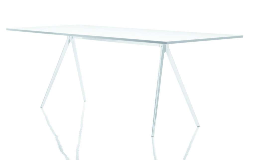 Magis - Baguette Tisch - weiss 8500 - 205 x 85 cm - Gestell Weiss - indoor