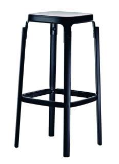 Magis - Steelwood Hocker - schwarz - indoor