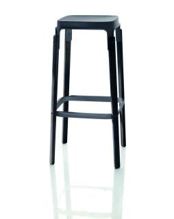 Magis - Steelwood Hocker - anthrazitgrau - indoor