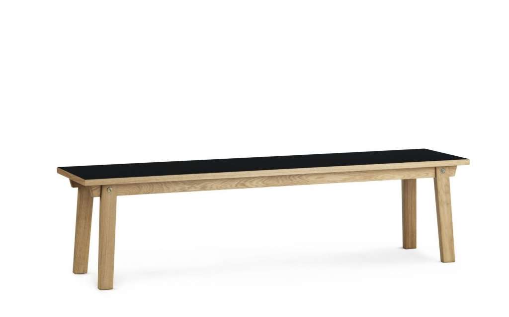 Normann Copenhagen - Slice Bank Linoleum - schwarz - indoor