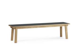 Normann Copenhagen - Slice Bank Linoleum - dunkelgrau - indoor