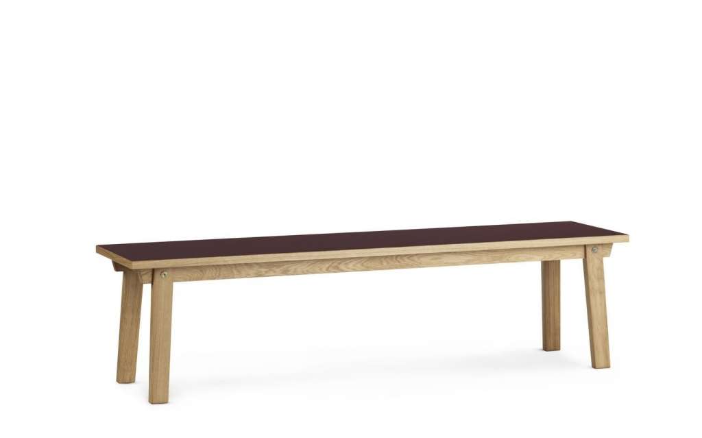 Normann Copenhagen - Slice Bank Linoleum - burgundy - indoor