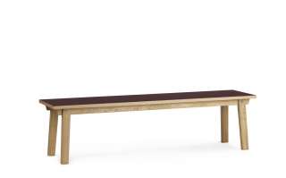 Normann Copenhagen - Slice Bank Linoleum - burgundy - indoor