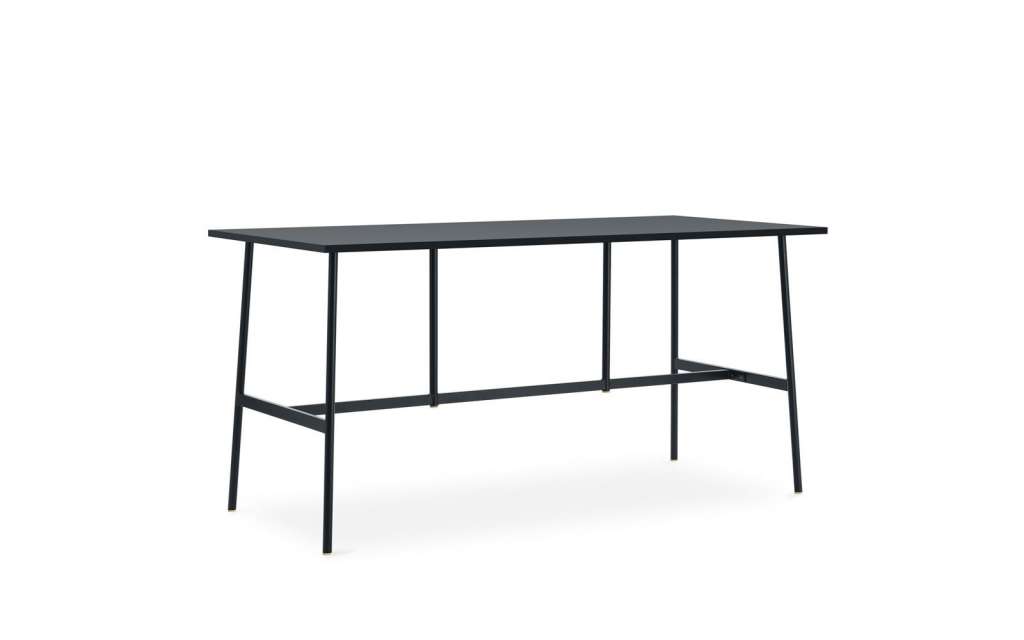 Normann Copenhagen - Union Bartisch - 190 x 90 x H: 105,5 cm - black - indoor