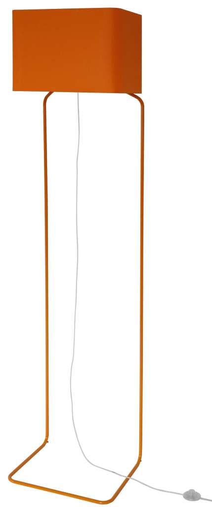 frauMaier - thinlissie Stehleuchte - Trittschalter - orange - indoor