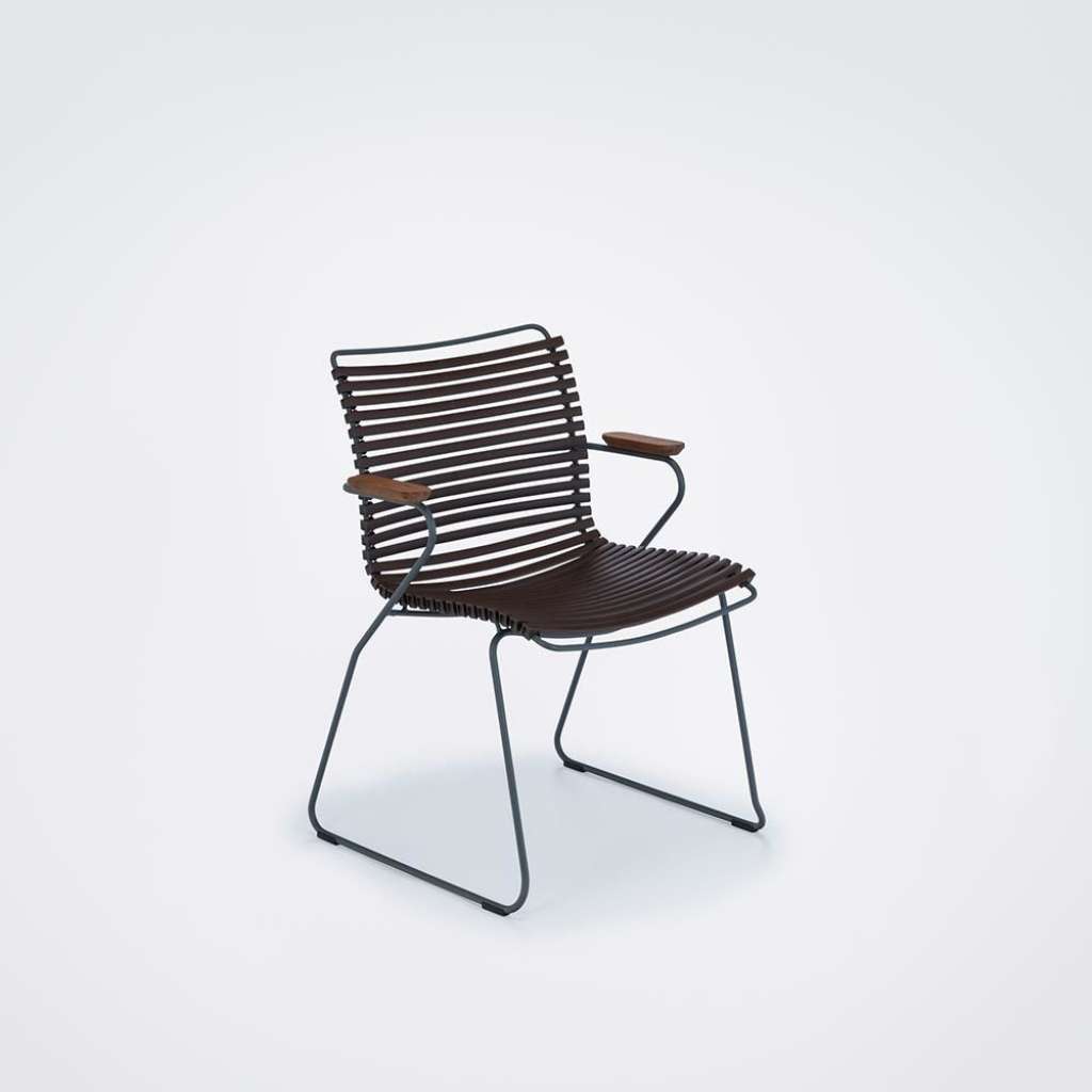 Houe - Click Dining Armlehnstuhl - dunkelbraun 67 - outdoor