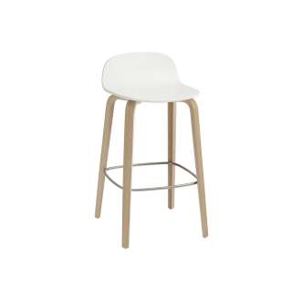 Muuto - Visu Barhocker - Oak/White - klein - indoor