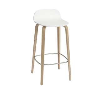 Muuto - Visu Barhocker - Oak/White - groß - indoor