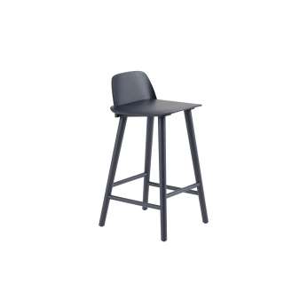 Muuto - Nerd Barhocker - Midnight Blue - 65 cm - indoor