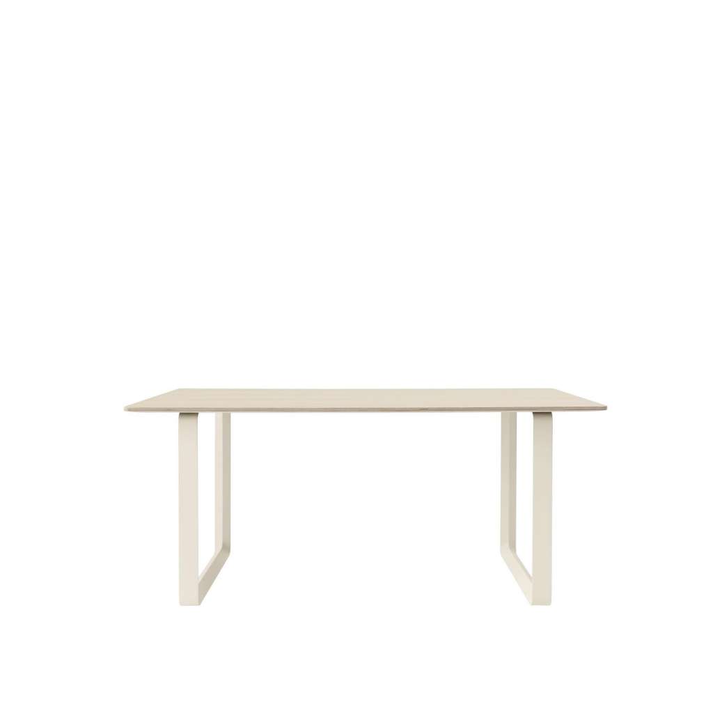Muuto - 70/70 Tisch - Eiche - Gestell sand - S - indoor