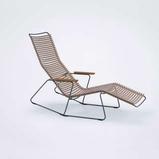 Houe - Click Sunrocker Liegestuhl - beige 62 - outdoor