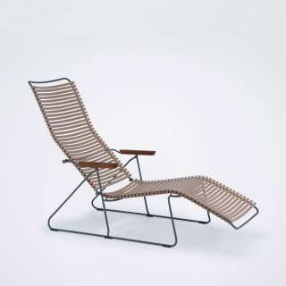 Houe - Click Sunlounger Liegestuhl - beige 62 - outdoor