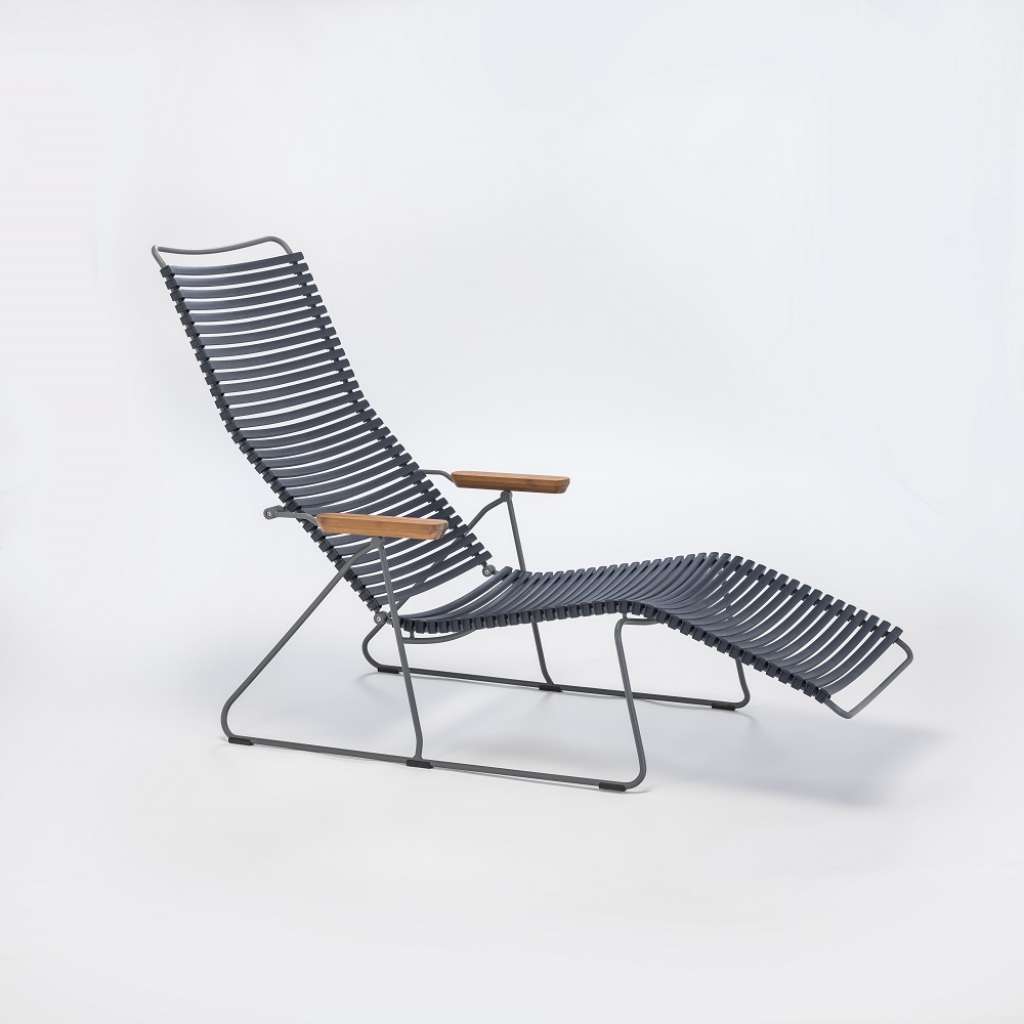 Houe - Click Sunlounger Liegestuhl - dunkelblau 91 - outdoor