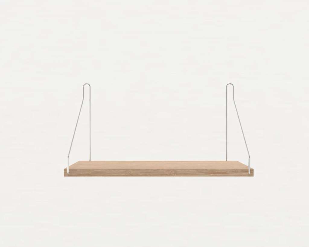 Frama - Shelf Regal - Eiche Hell - 40 x 20 cm - Edelstahl - indoor