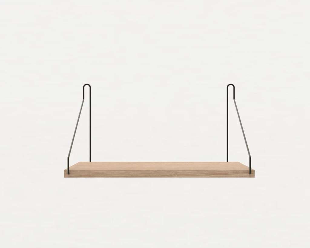 Frama - Shelf Regal - Eiche Hell - 40 x 20 cm - schwarz - indoor