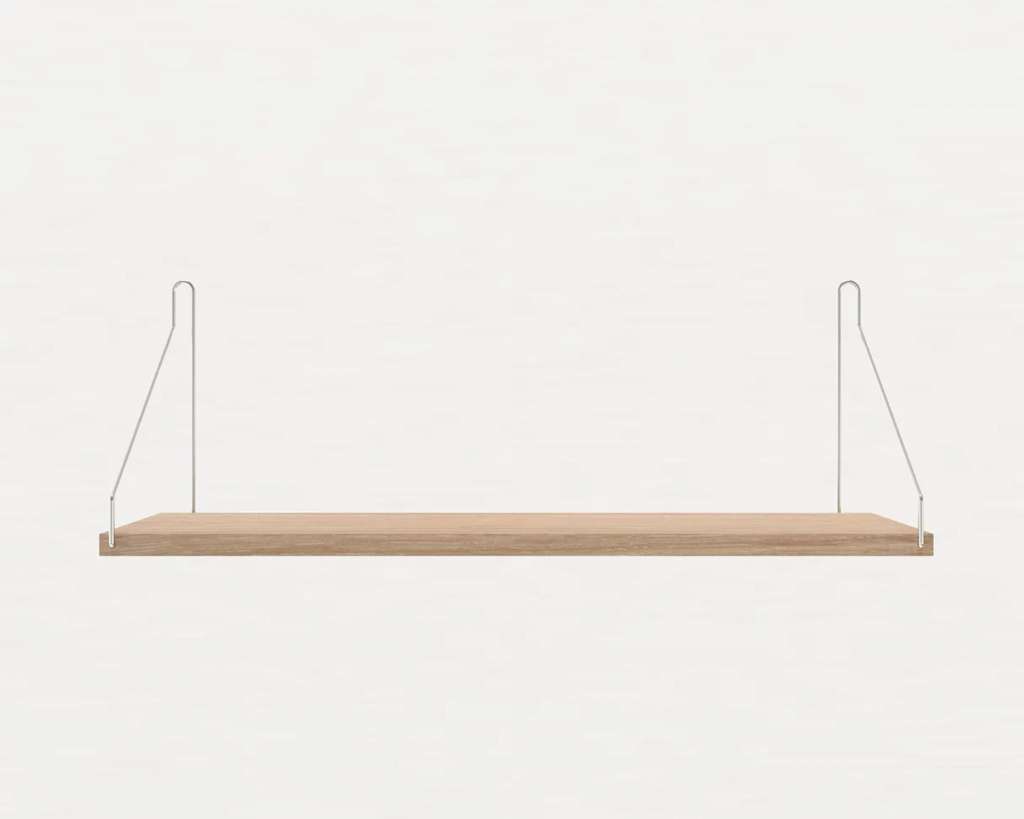 Frama - Shelf Regal - Eiche Hell - 60 x 20 cm - Edelstahl - indoor