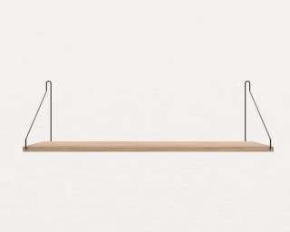 Frama - Shelf Regal - Eiche Hell - 80 x 27 cm - schwarz - indoor